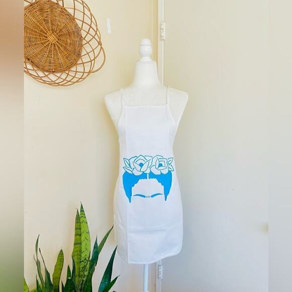 Frida Khalo Inspired Flower Girl Adult Apron - Picture 1 of 4